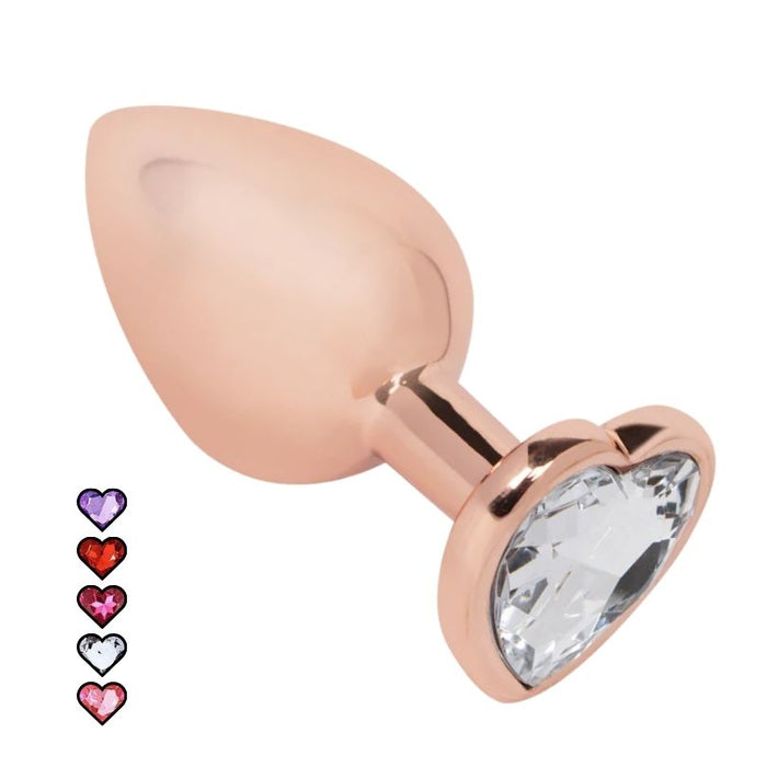 Plug con joya de corazón Joyita